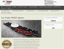 Tablet Screenshot of modelingstop.com